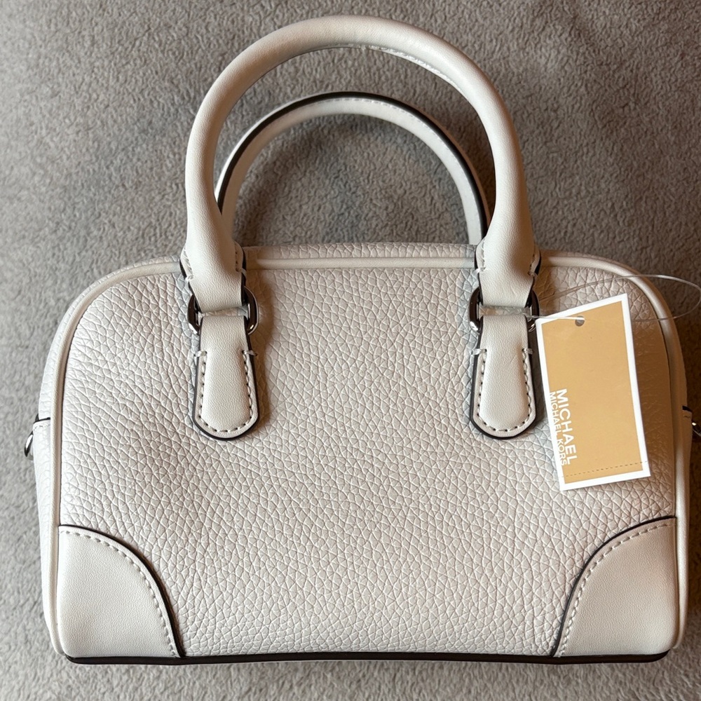 Michael Kors White Leather Satchel - Picture 2 of 6